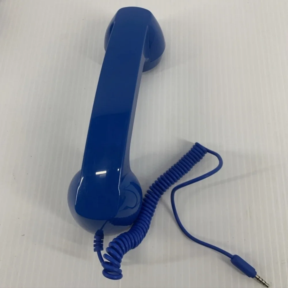 Classic Blue Retro Handset for Cell Phones